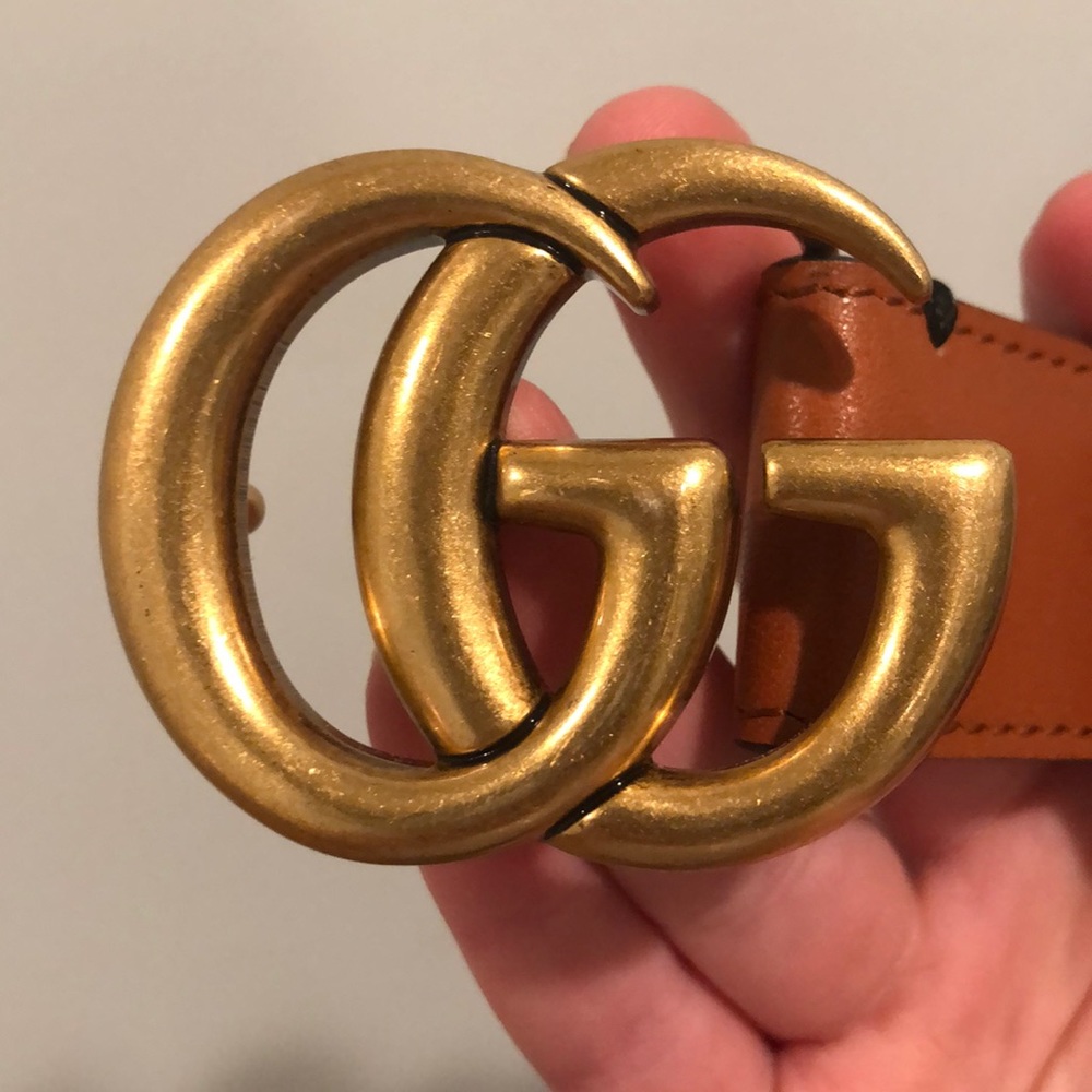 brown gucci belt